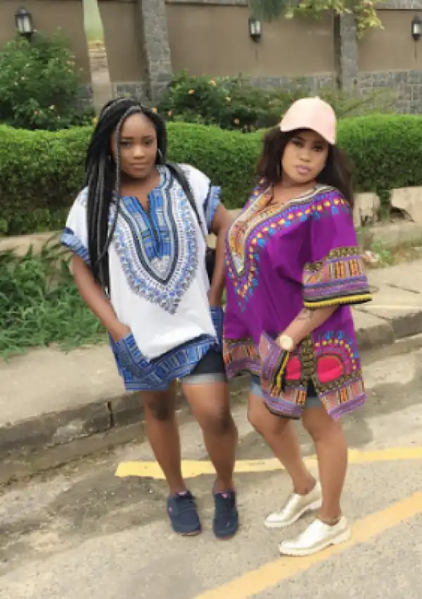 Photos: Actress Sikirat Sindodo Strike A Pose With Her Grownup Daughter
